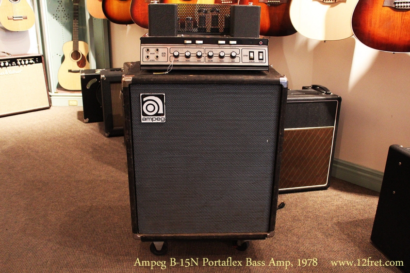 1978 Ampeg B-15N Portaflex Bass Amplifier