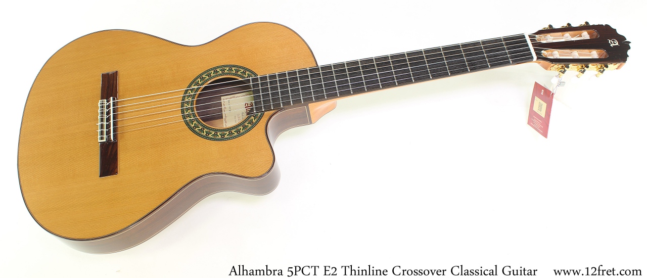Alhambra 5PCT E2 Thinline Crossover Classical Guitar