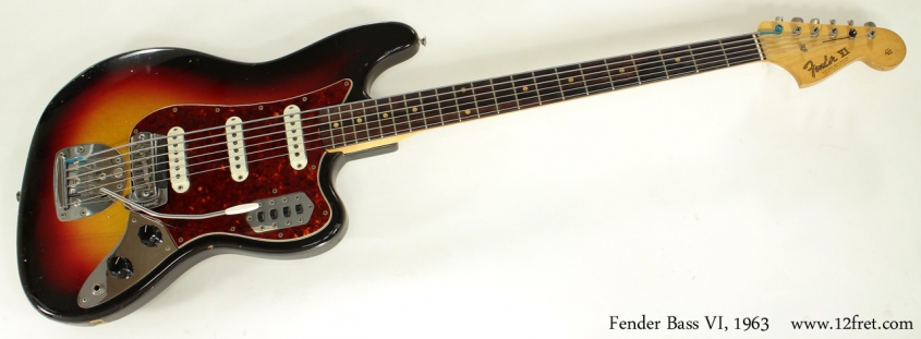 1963 Fender Bass VI SOLD | www.12fret.com