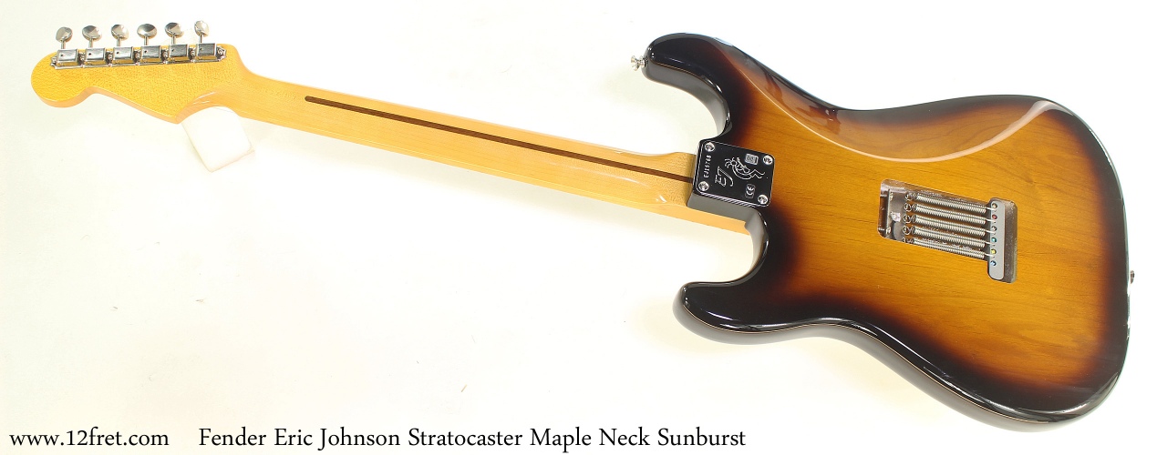 Fender Eric Johnson Stratocaster Maple Neck Sunburst | www.12fret.com