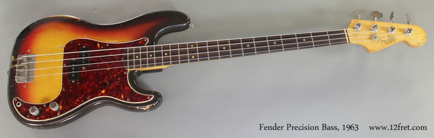 1963 Fender Precision Bass Sunburst