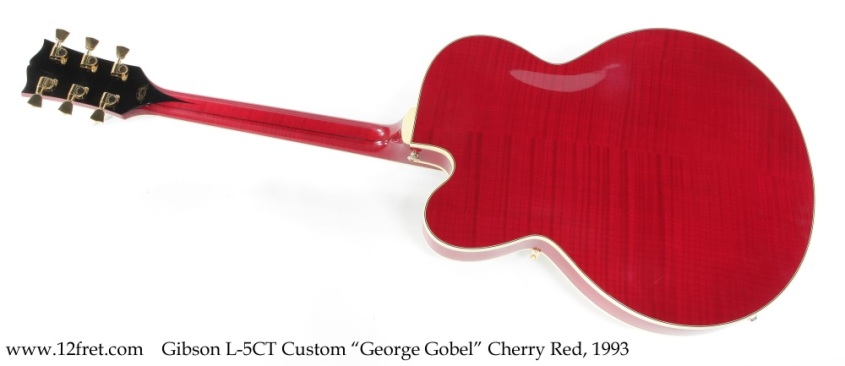 Gibson L-5CT Custom "George Gobel" Cherry Red, 1993 Full Front View
