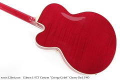 Gibson L-5CT Custom "George Gobel" Cherry Red, 1993 Back View
