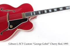 Gibson L-5CT Custom "George Gobel" Cherry Red, 1993 Full Rear View