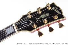 Gibson L-5CT Custom "George Gobel" Cherry Red, 1993 Head Front View