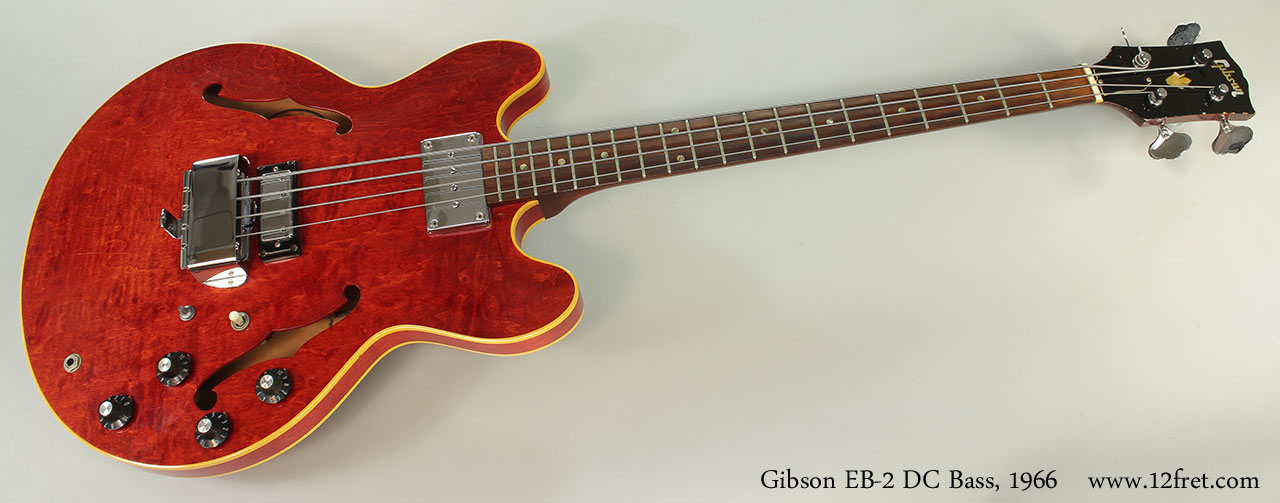 1966 Gibson EB-2DC Bass SOLD | www.12fret.com