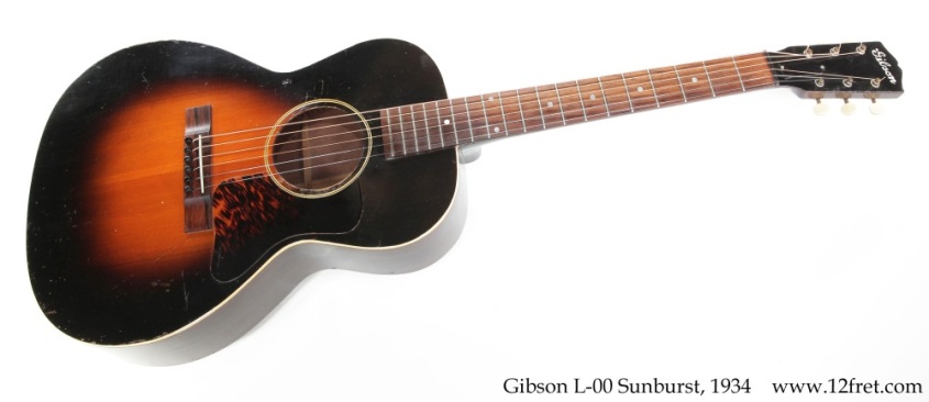 Gibson L-00 Sunburst, 1934 Full Front View