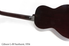 Gibson L-00 Sunburst, 1934 Full Rear View