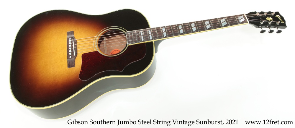 Gibson Southern Jumbo Vintage Sunburst, 2021 | www.12fret.com