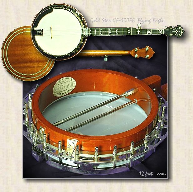 Gold Star Banjos Gf 100w Wreath Www12fretcom