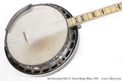 Kel Kroydon KK-11 Tenor Banjo Blue, 1931 Top View