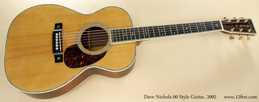 Dave Nichols 00 Style Acoustic 2002 full front view