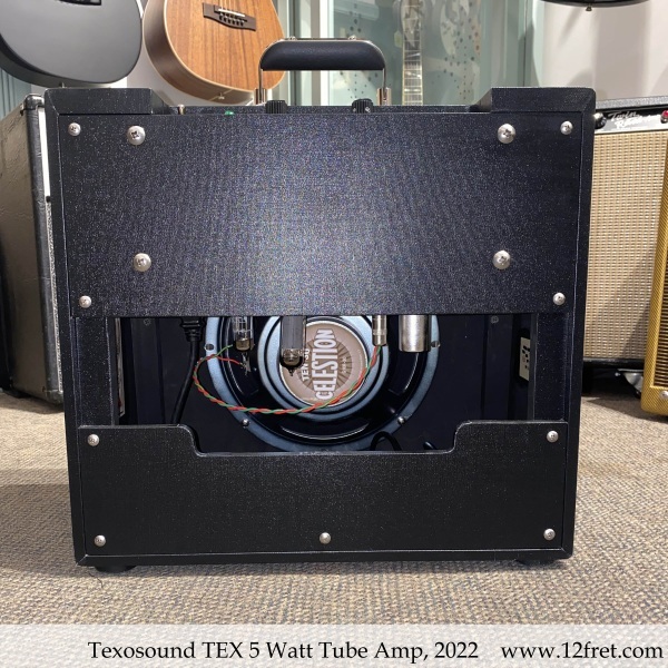 Texosound TEX 5 Watt Tube Amp, 2022 Full Rear View