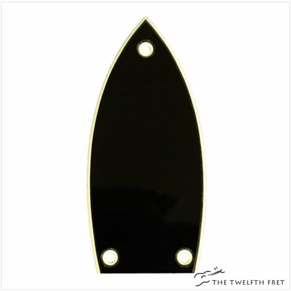 Gretsch Truss Rod Cover - 2-ply Gretsch Black Standard Truss Rod Cover ...