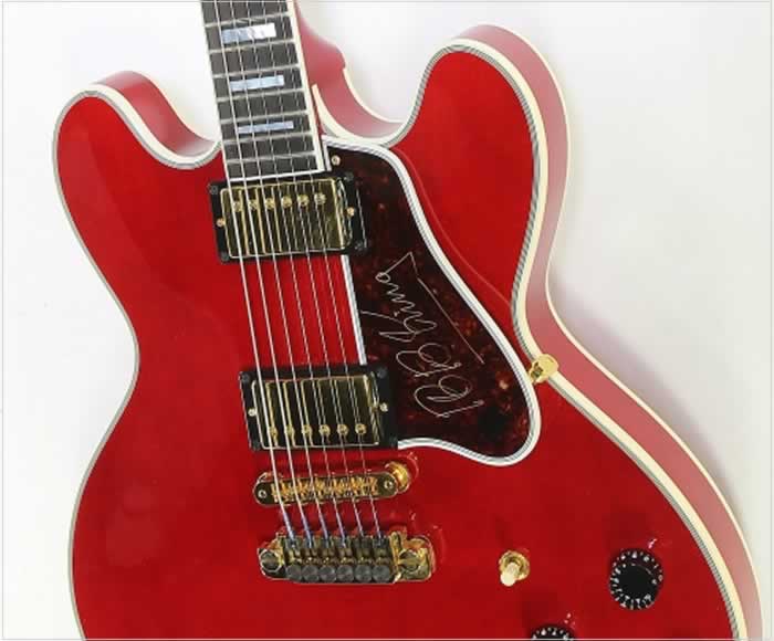 Gibson B B King Lucille Thinline Cherry Red, 1999 | Www.12fret.com