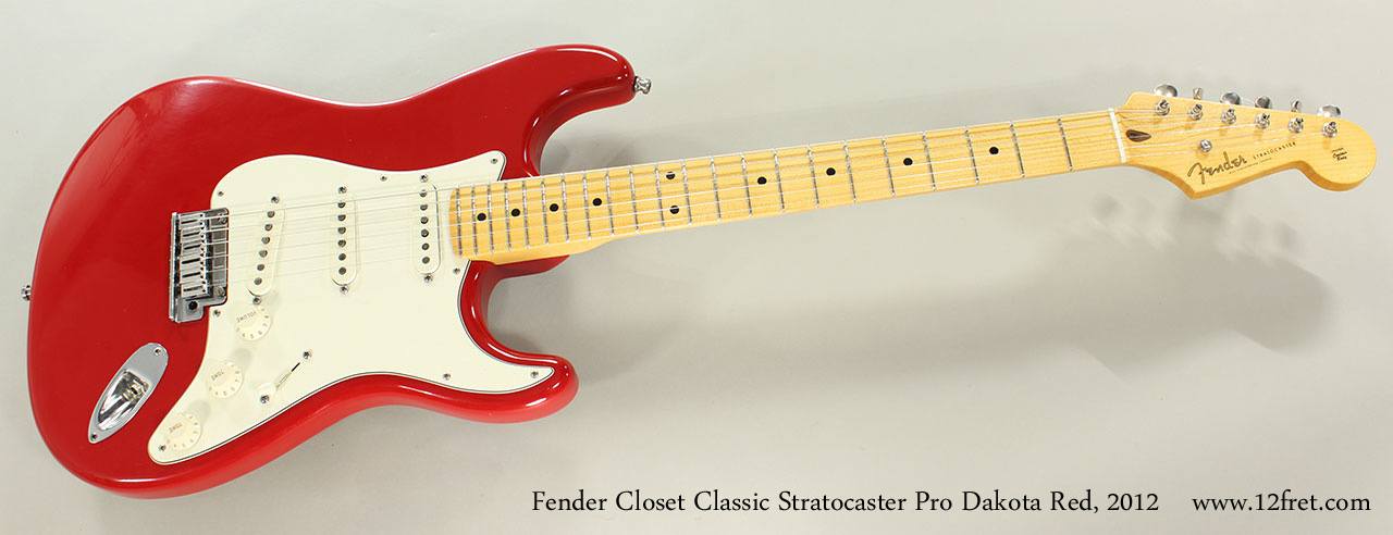 2012 Fender Closet Classic Stratocaster Pro Dakota |