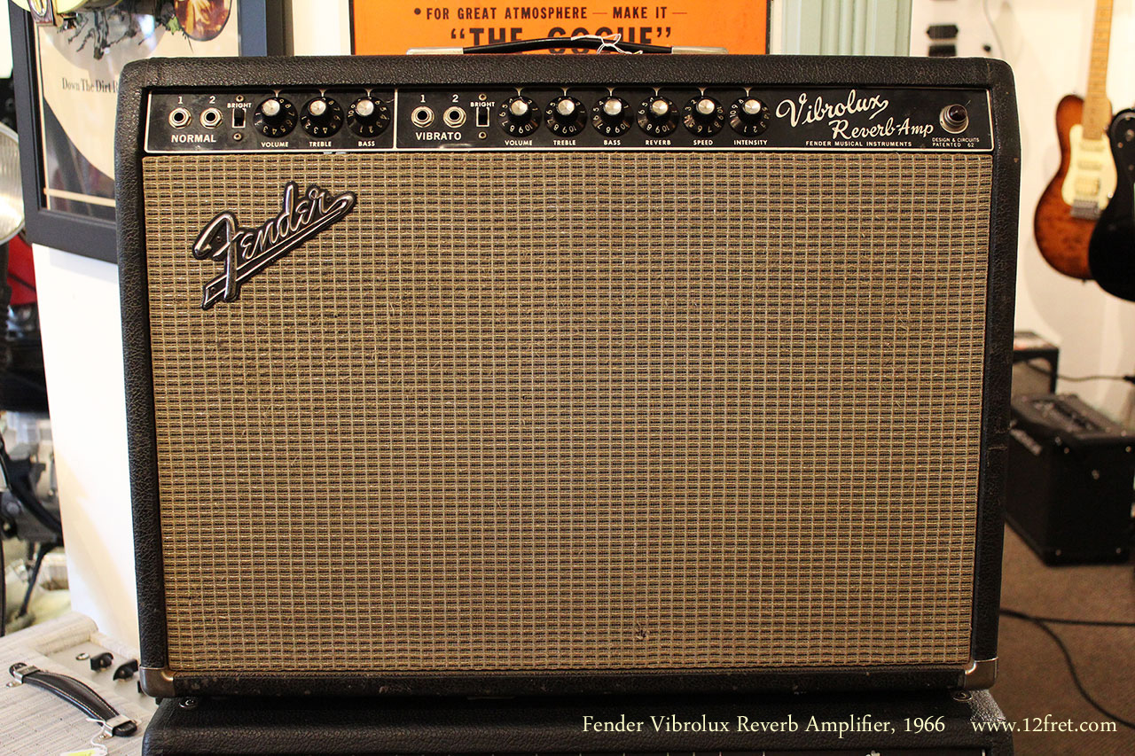 1966 Fender Vibrolux Reverb Amplifier Www 12fret Com