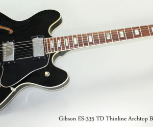 ❌SOLD❌ 1976 Gibson ES-335 TD Thinline Archtop Electric Guitar, Black