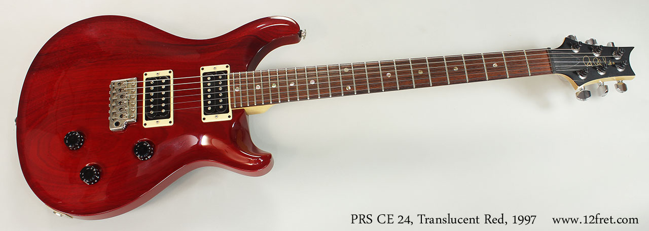 1997 PRS CE 24, Translucent Red