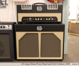 65 Amps Stone Pony Head and 2x12 Cabinet, 2009 ✓